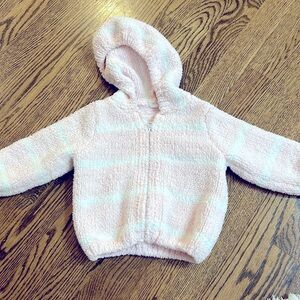 Angel Dear Girls' Striped Hooded Jacket